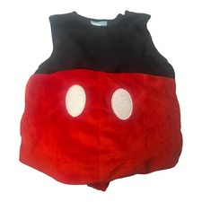 Disney Store Mickey Mouse Baby Infant Plush Costume 12-18 Months Puffy Cushioned