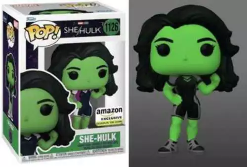 Funko POP! Marvel: She Hulk (GiTD)(Amazon)(Damaged Box) #1126