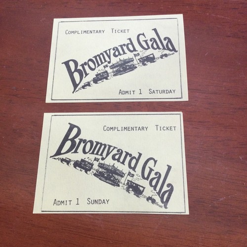 Pass Bromyard Gala Complimentary Ticket 1 Saturday 1 Sunday