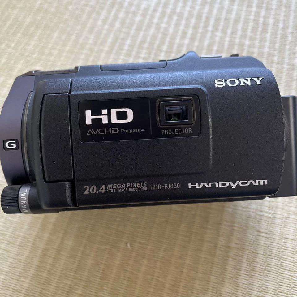 SONY HDR-PJ630V Black Handycam Video Camera 12x Optical 64GB Only Japanese - Image 2 of 2