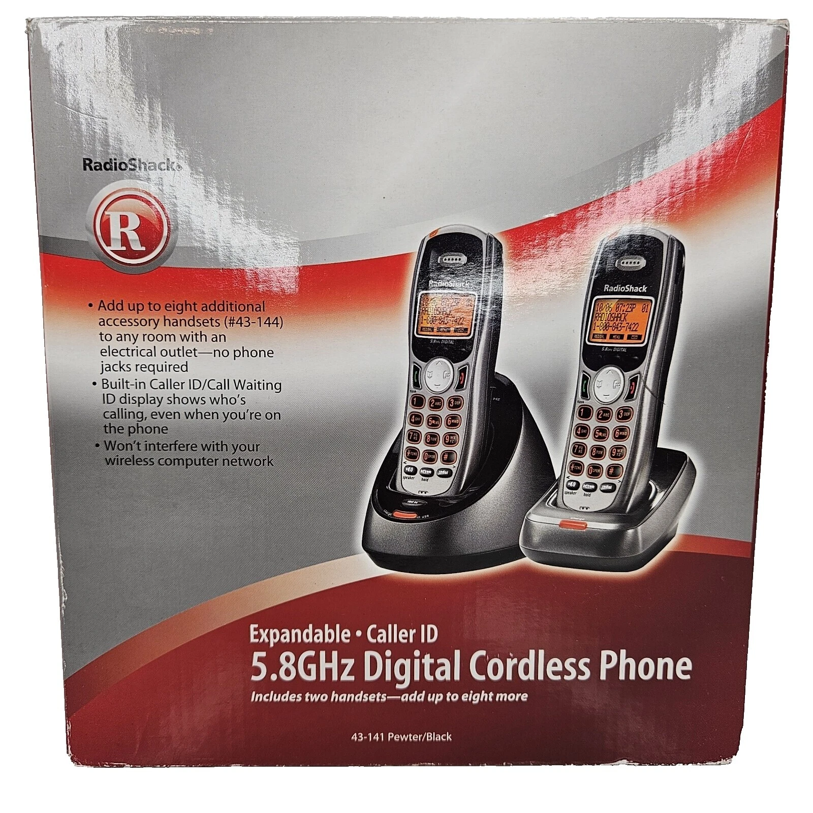 Teléfonos inalámbricos RadioShack y auriculares