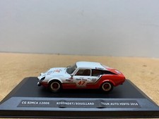 SIMCA CG 1200 S GARDÈRE-TISSIER RALLY BLANC 1974 1:43 TIP-TOP