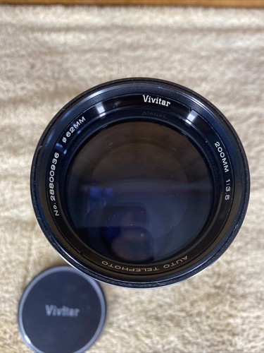 Vivitar 200 mm F3,5 Tele Prime Objektiv für Olympus OM Halterung Spiegelreflexkameras - Bild 2 von 4