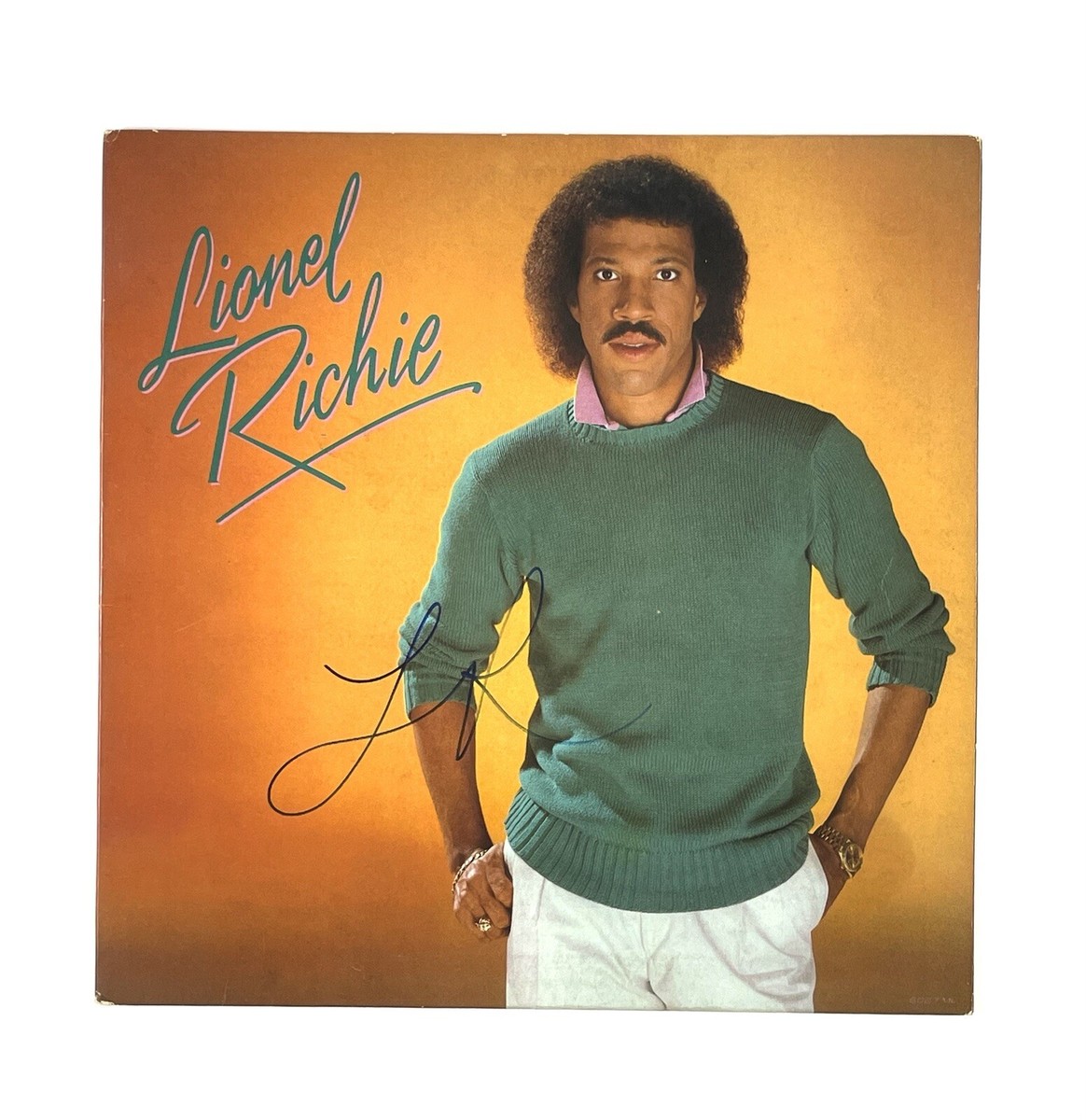 Lionel Richie Rare Signed Debut Solo Vinyl Record Album JSA COA