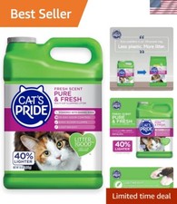 Cat  s Pride Pure  Fresh 10 lb Lightweight Clumping Cat Litter - 10 Days Odor...