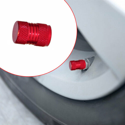 4x Red Car Tyre Rim Valve Wheel Stem Air Port Dust Caps Cover Auto Accessories - Picture 11 of 12