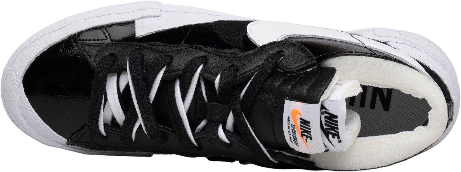 Nike sacai x Blazer Low Black Patent for Sale | Authenticity