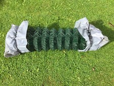 Chain Link Mesh Fence Galvanized With PVC Coating 900 X 25mtr