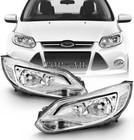 <!--F#f_0-->Pair Chrome L+R Head Light For Ford Focus LW 2012~2015 Halogen Lamp LHS+RHS<!--F/-->