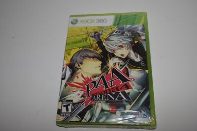 P4A PERSONA4 ARENA & SOUNDTRACK- XBOX 360  Brand New Sealed(DBE2)