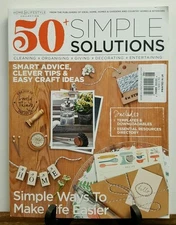50+ Simple Solutions Smart Advice Clever Tip Crafts June 2014 FREE SHIPPING JB