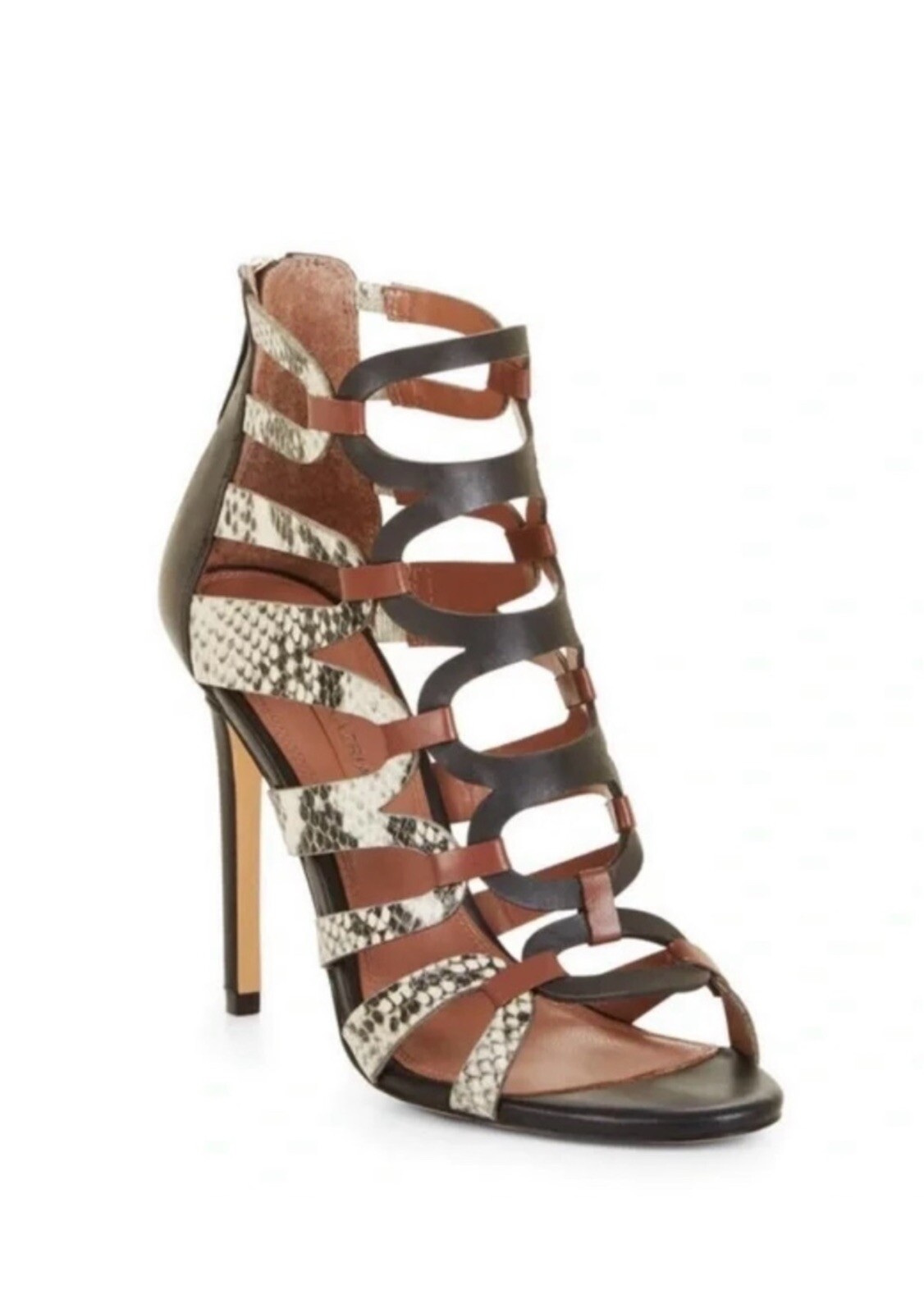 BCBGMAXAZRIA Valentia Python Leather Heels - image 2