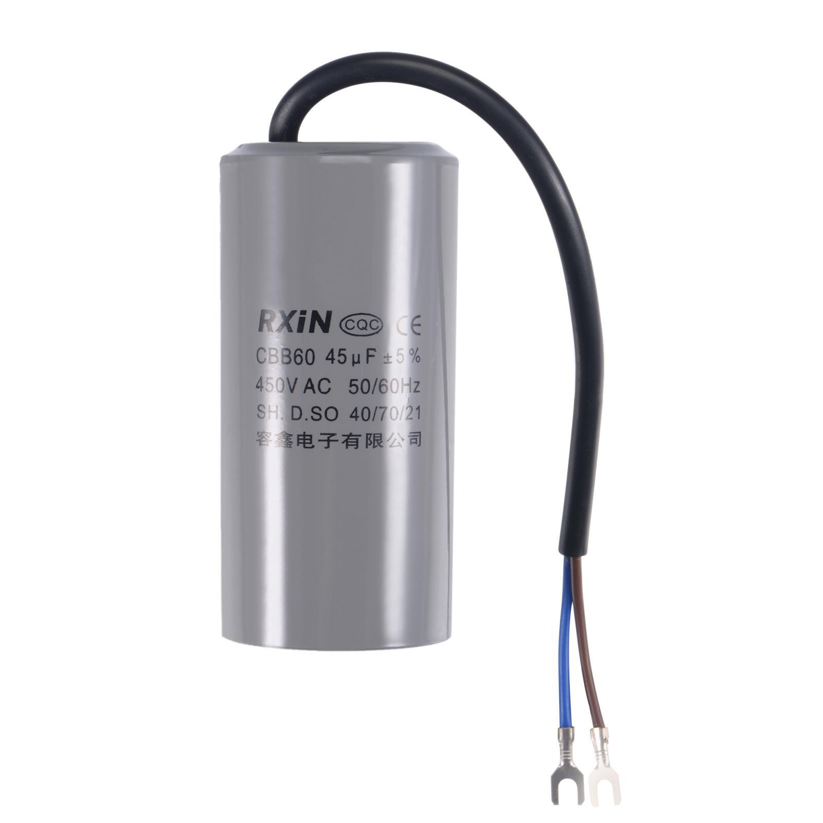 Condensateur 45uF pour moteur de pompe de piscine et climatiseur fixe