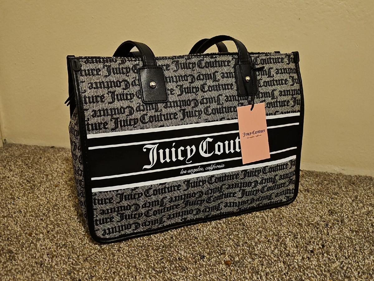 juicy couture black tote bag