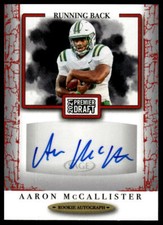2021 SAGE Premier Draft #A32 Aaron McCallister Autographs Red