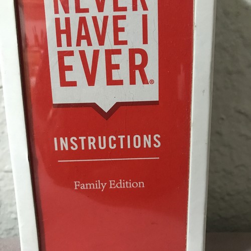 New In Box Never Have I Ever Family Edition Game Night Family Activity - Picture 2 of 5