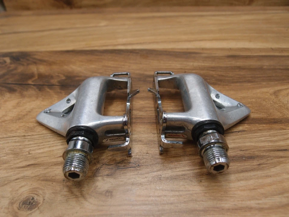 Pedales de bicicleta de carretera 1988 Shimano 600 Tri Colore PD-6400 VÍA Japón Foto 4 de 4