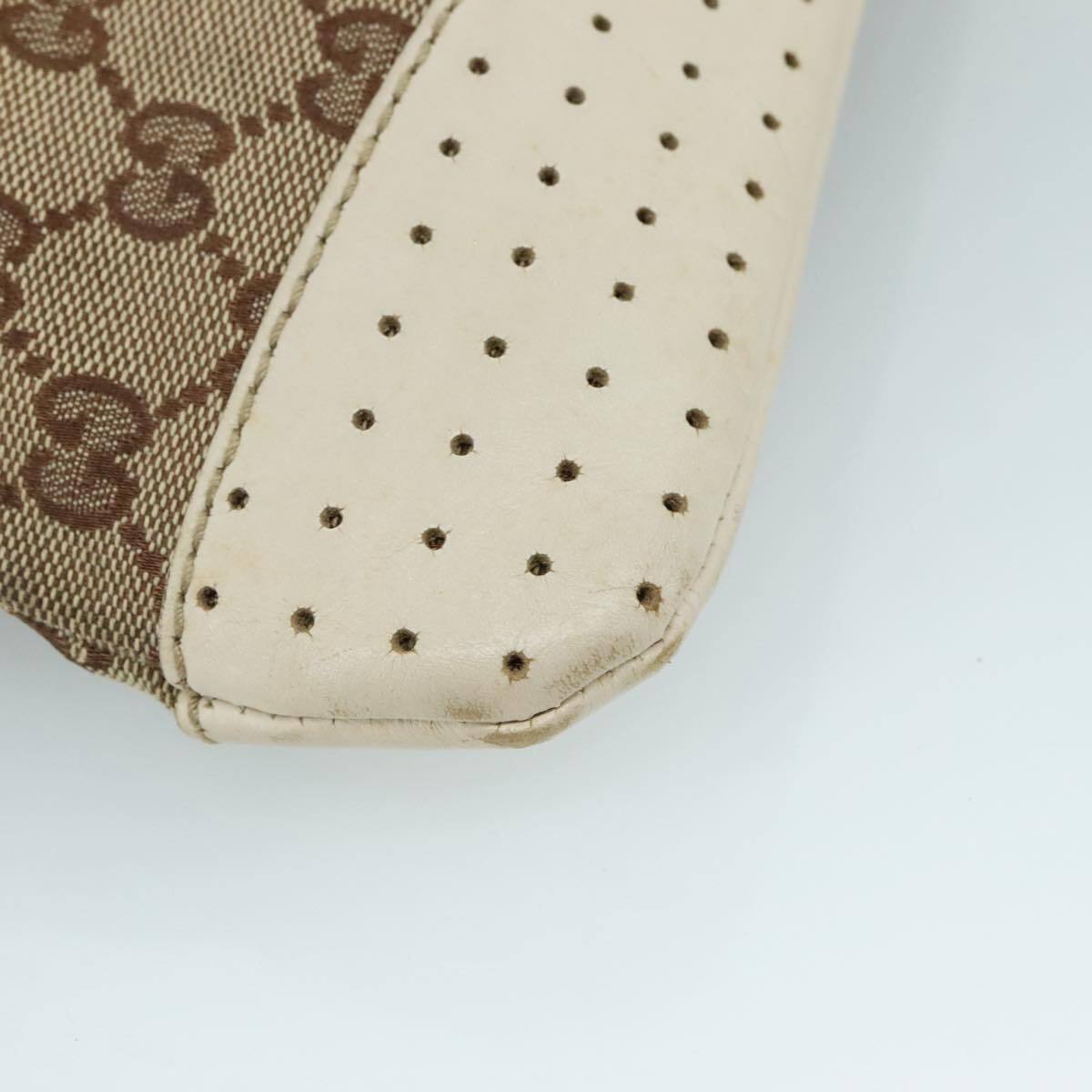 GUCCI GG Canvas Shoulder Bag Beige 145857 Auth 97788 | eBay