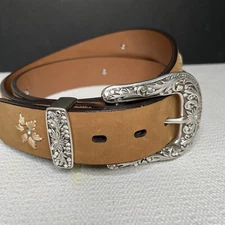 Ladies M & F Western Nacona Bay Apache Leather Belt Large