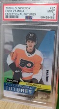 2020-21 UD Synergy Egor Zamula Exceptional Futures Rookie #EZ PSA 9 /749