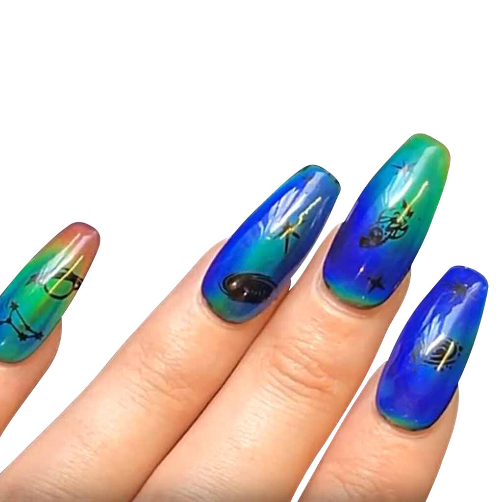 Thermochromic Liquid Crystal Mood Color-changin Gel Polish Nail Art UV 1ML  US* | eBay