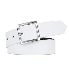 Women PU Leather Belt Square Buckle Jeans Waist Belt Vintage Fashion Ladies UK