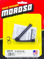 Moroso For Chevrolet Small Blockdart Shp Oil Restrictor Kit W.060in Orifice Moroso For Chevrolet Small Blockdart Shp Oil Restrictor Kit W.060in Orifice