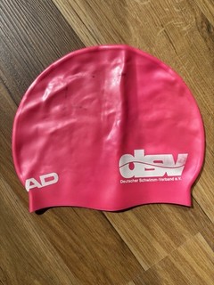 Rosa DSV Silikon Badekappe von Head