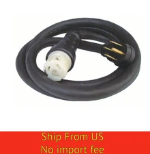 GENERAC Transfer Switch Cord, 10 ft Cord Lg, 125/250V AC, 50 A Current (e12)