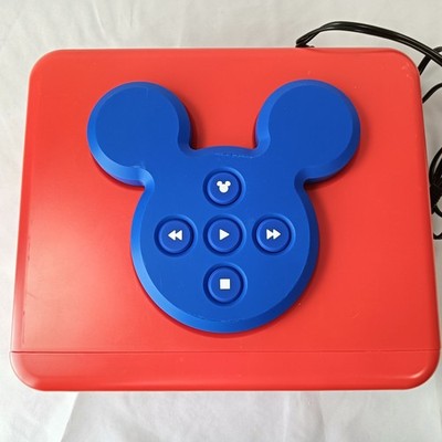 Disney Mickey Mouse DVD Player Rare Retro from Japan w/Box Manual
