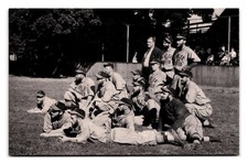House of David Baseball Team TCMA 1985 Photo Classic Postcard Beards Uniforms