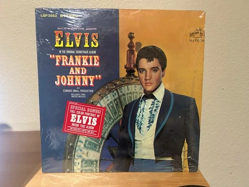 ELVIS PRESLEY / FRANKIE AND JOHNNY / 1966 / STEREO / IN SHRINK STICKER & PHOTO