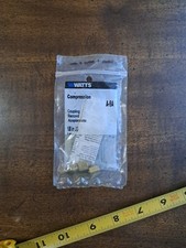 Watts Compression Coupling A-9A 1/8" OD. 3mm 2011 16010010 PB962 Made In USA