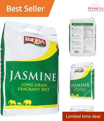 Jasmine Long Grain Fragrant Rice 18 lb Natural Aromatic Easy Cook