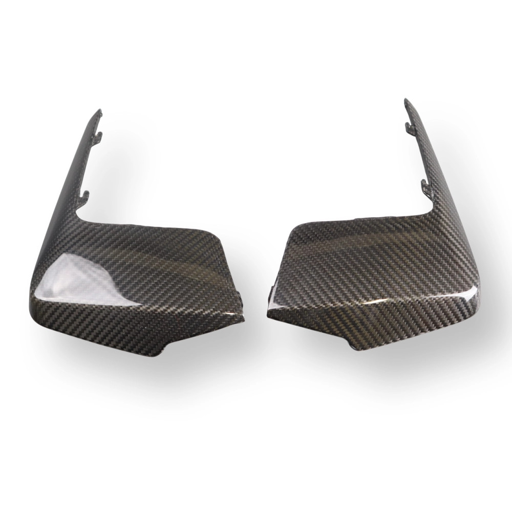 Caches latéraux d'optiques carbone KTM 390 Adventure anti-vibrations