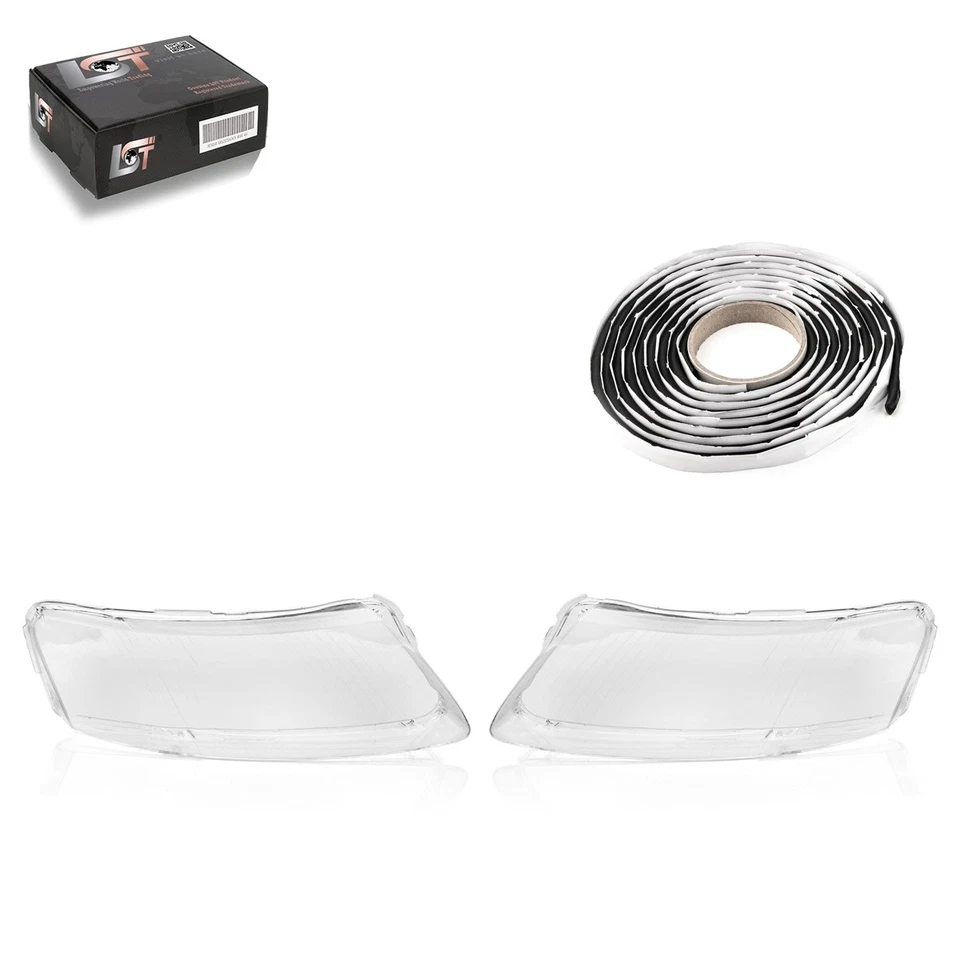 2x Scheinwerferglas links rechts Xenon LED für Audi A6 4F C6 Avant Allroad 04-11