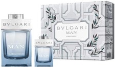 Bulgari Man Glacial Essence Mens EDP 100ml & 15ml  Fragrance Gift Set