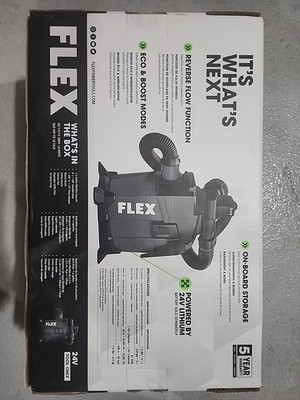 Flex FX5221-Z 24V 1.6 Gallon Cordless Wet/Dry Vacuum NEW