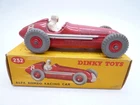 VINTAGE DINKY TOYS 232 ALFA ROMEO GP RACING CAR IN ORIGINAL BOX 1954 PLASTIC HUB