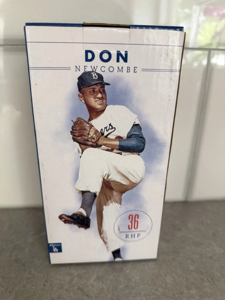 Don Newcombe Bobblehead 2016 Brooklyn Dodgers #36 MLB LA Dodgers NEW In Box - Image 3 of 4