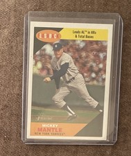 2009 TOPPS HERITAGE FLASHBACK BF9 MICKEY MANTLE YANKS HOF