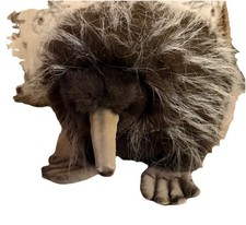 Hansa Echidna Stuffed Animal Brown Furry Stuffed Animal