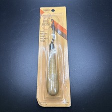 SEALED NOS Curved Latch Rug Hook Craft Tool 142 Mesh Canvas NIP New - PENN