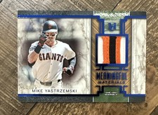 2025 Topps Museum Mike Yastrzemski Meaningful Materials #09/35- 3 color patch! 