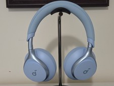 Soundcore By Anker Space One Pro White Over Ear Headphones Light Blue