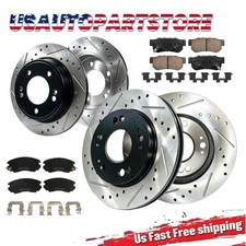 Front Rear Brake Disc Rotors Ceramic Pads Kit Fit 2007 2008 2009 2010 Elantra Front Rear Brake Disc Rotors Ceramic Pads Kit Fit 2007 2008 2009 2010 Elantra