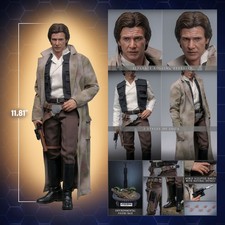 1/6 Scale Hot Toys Star Wars Return Of The Jedi Han Solo Endor MM740 