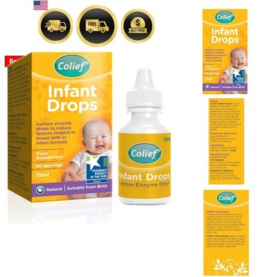 Infant Drops | Lactase Enzyme Drops for Baby | Natural Colic Relief for Babie...