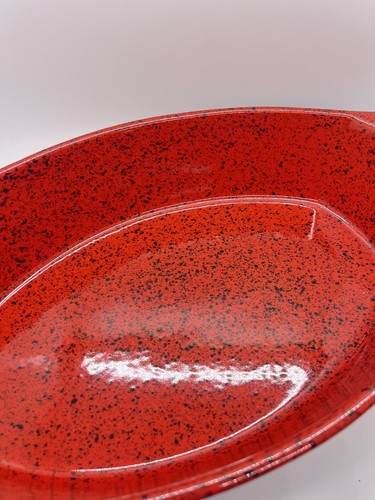 Cerutil Stoneware Casserole Red Baking Dish Portugal 10” X 15.5” - Picture 6 of 16