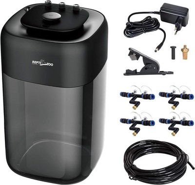 Reptile Fogger Mister 10L High Pressure 4 Nozzles Silent